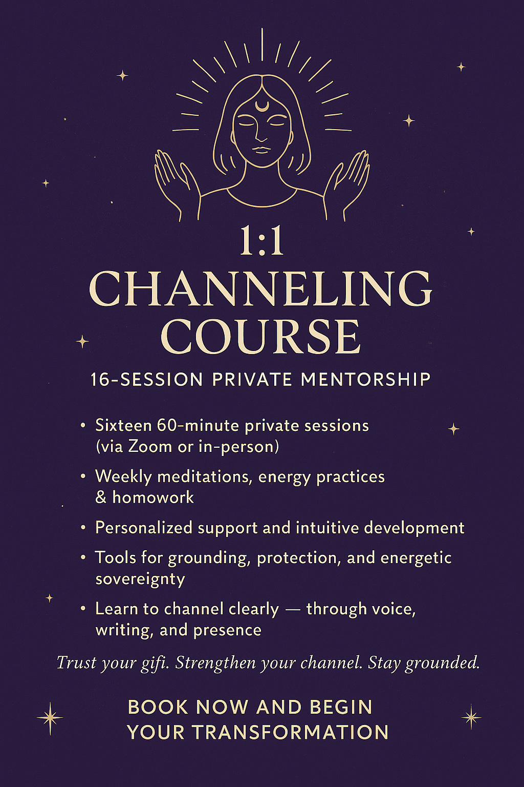 1:1 Channeling Immersion — 16-Session Private Program