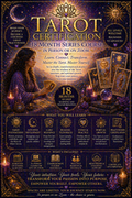 TAROT CERTIFICATION 18 MONTH SERIES COURSE - in person or on zoom (CLOSED AT THIS MOMENT)