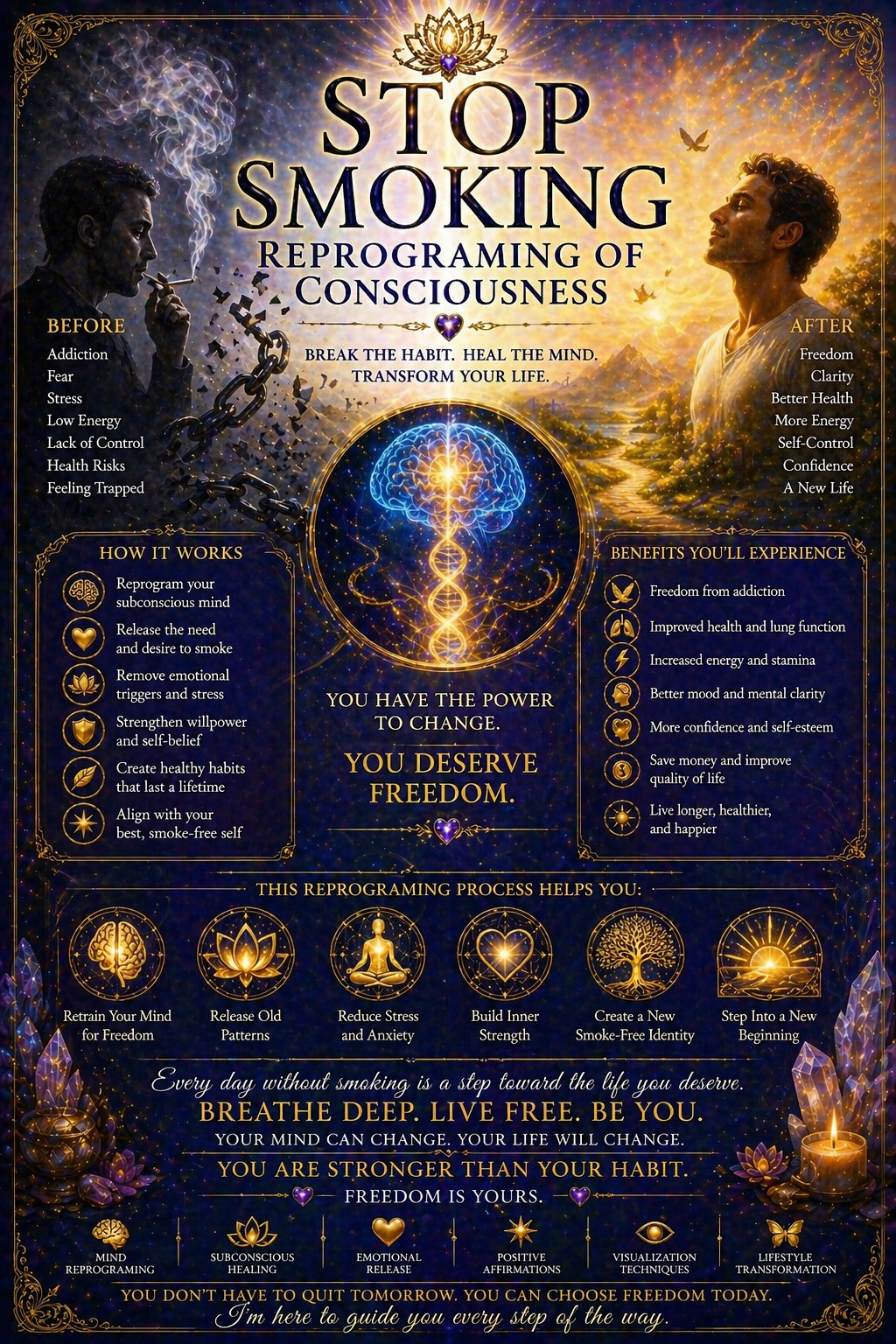 Stop Smoking Reprograming of Consciousness