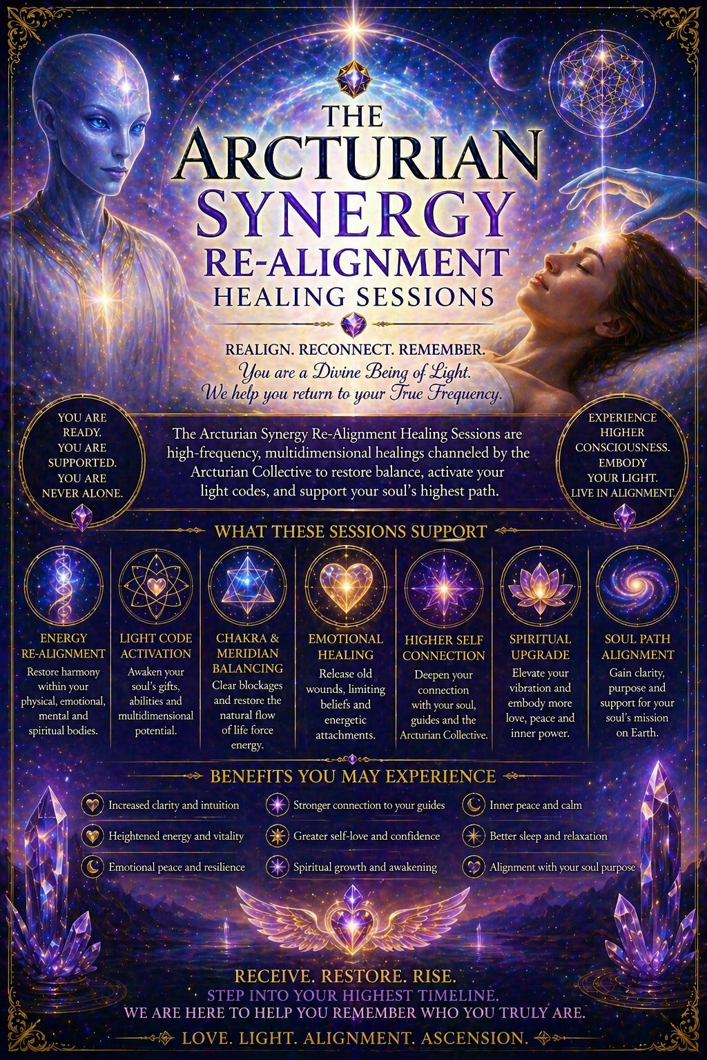 The Arcturian Synergy Re-Alignment Healing Sessions