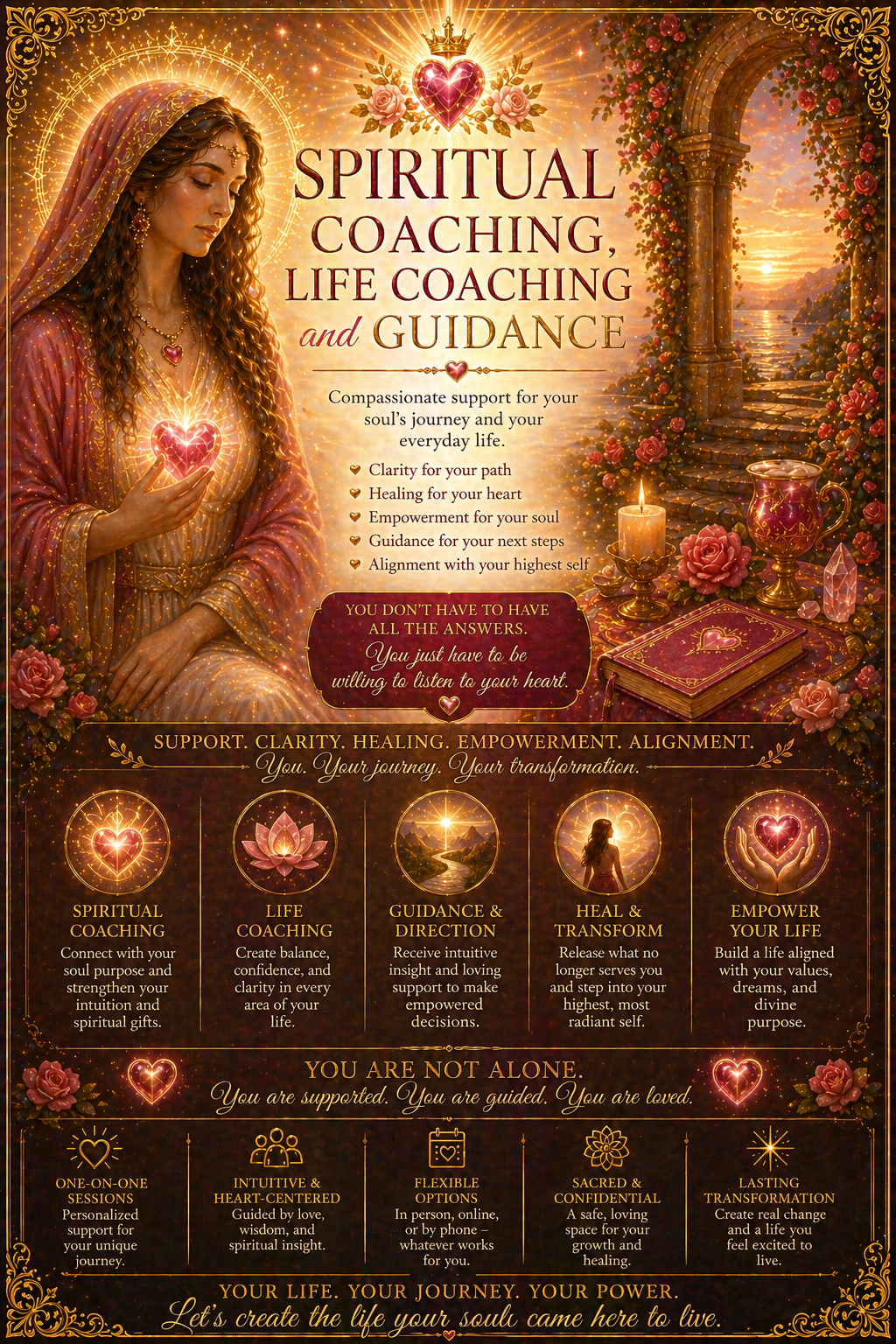 Spiritual Coaching, Life Coaching and Guidance